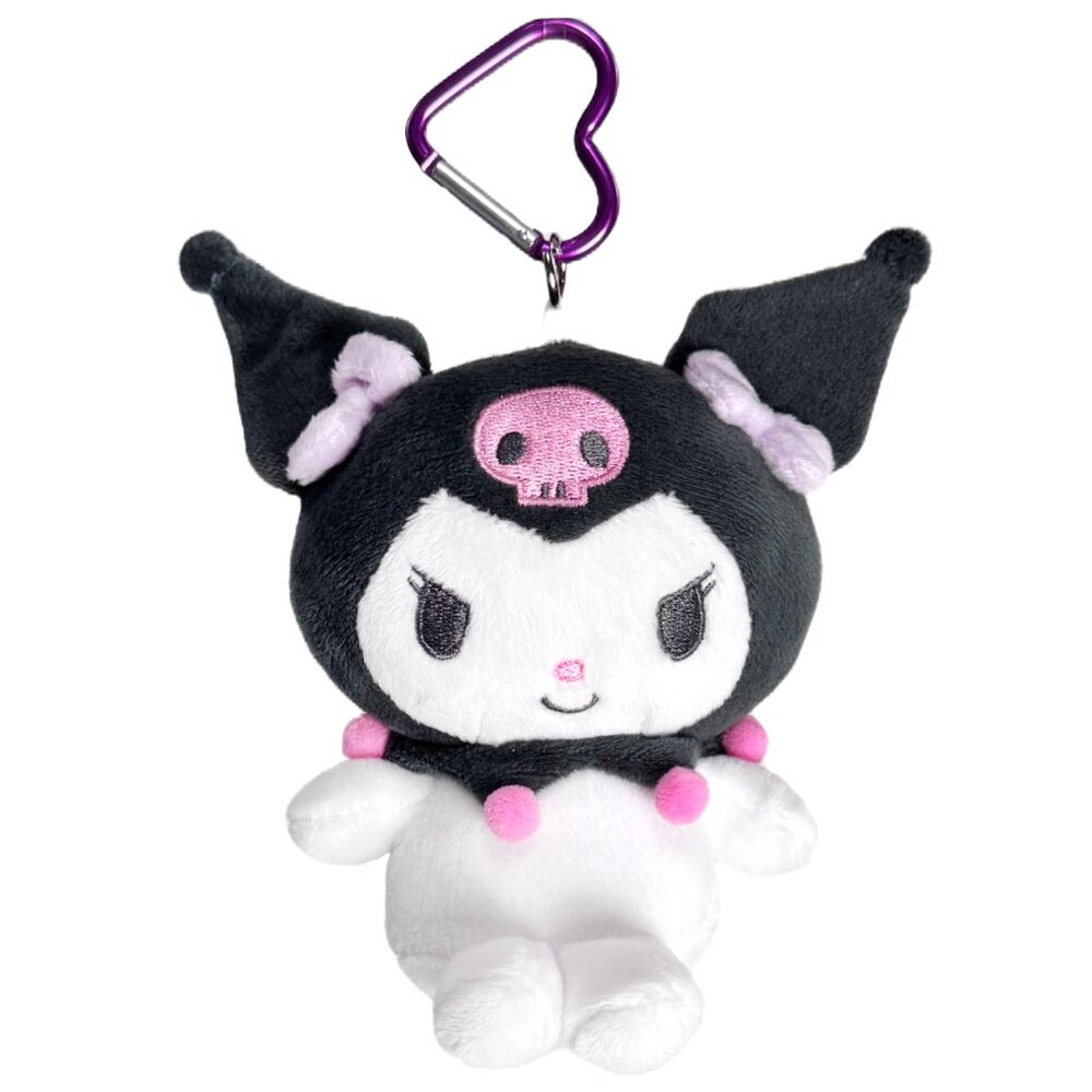 Sanrio Kuromi Plush Mascot Carabiner Pouch